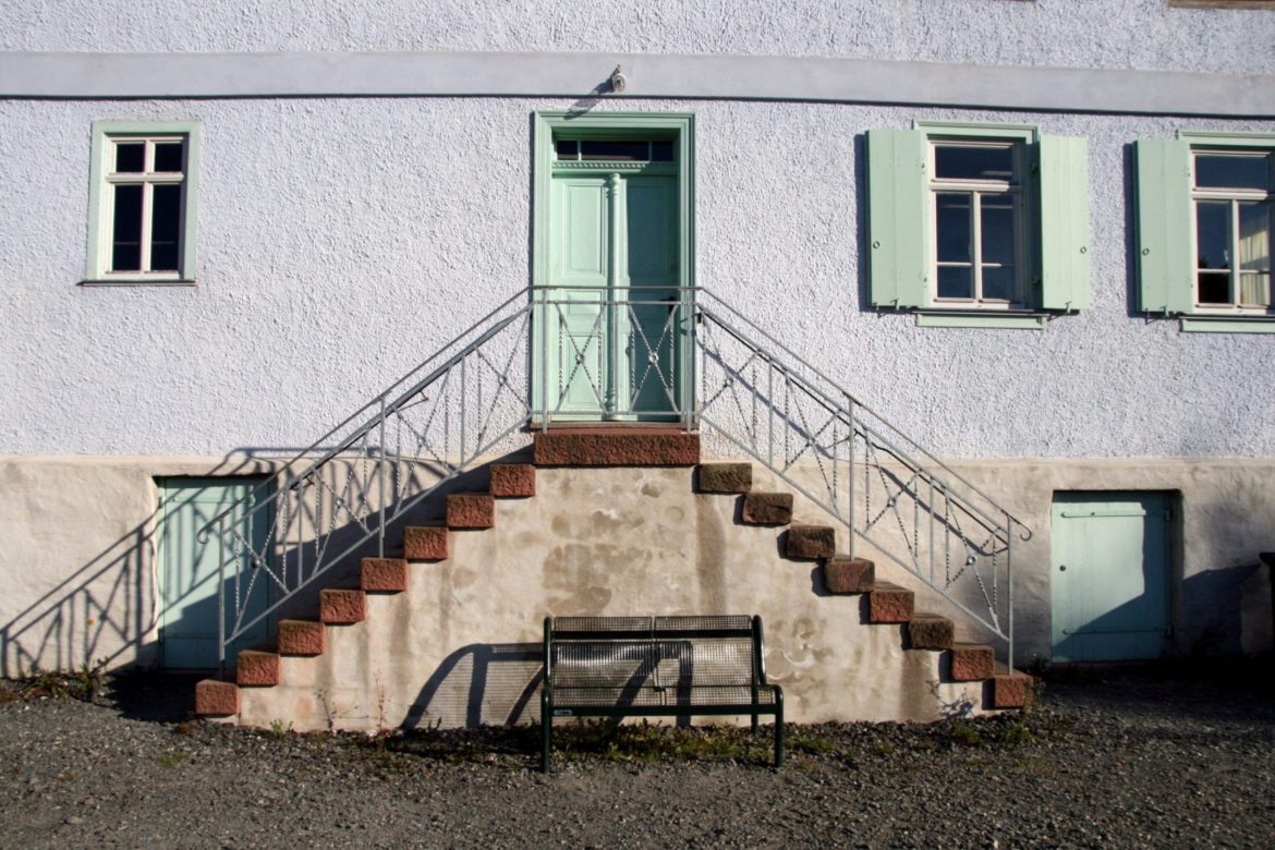 Detailaufnahe Treppe Haus aus Anspach